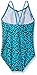 Kanu Surf Big Girls Shannon Leopard Print One Piece Swimsuit, Shannon Blue Leopard, 10