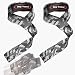Rip Toned Lifting Wrist Straps by (Pair) - Bonus Ebook - Cotton Padded - for Weightlifting, Bodybuilding, Crossfit, Strength Training, Powerlifting, MMA (Grey Camo) primary
