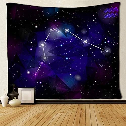 HiExotic Art Tapestry Tablecloth Bedspread AquariusHiExotic Art Tapestry Tablecloth Bedspreadwith Triangular Tapestries Exotic Fantasy Eco-Friendly d¨¦cor Wall Hanging Throw Tablecloth 50X60 Inches