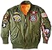 Alpha Industries Boys' MA-1 Flight Jacket with Patches