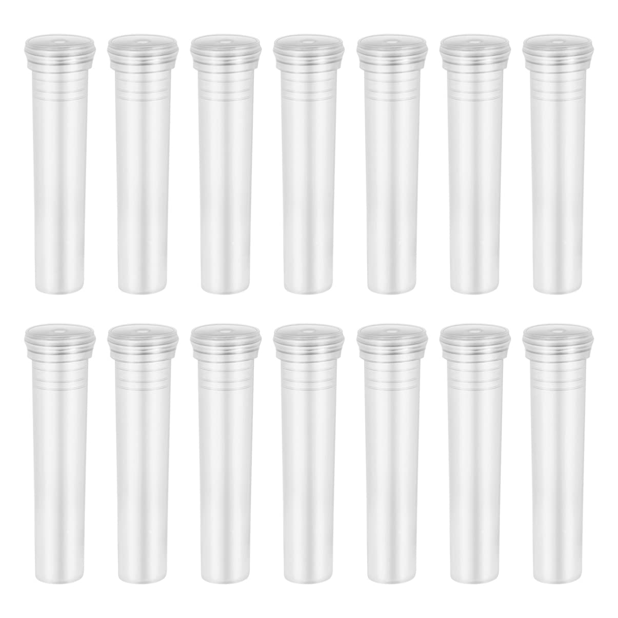 Transparent Plastic Flower Water Storage Tubes with Caps 50Pcs for Fresh Cut Flower Preservation and DIY Floral Arrangements Suitable for Roses Carnations Chrysanthemums