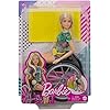 Barbie-Fashionistas-Doll-165-with-Wheelchair-and-Long-Blonde-Hair Barbie Fashionistas Doll #165, with Wheelchair & Long Blonde Hair Wearing Tropical Romper, Orange Shoes & Lemon Fanny…