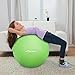 Trideer Exercise Ball (45-85cm) Extra Thick Yoga Ball Chair, Anti-Burst Heavy Duty Stability Ball Supports 2200lbs, Birthing Ball with Quick Pump (Office & Home & Gym)