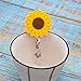Heyah Sunflower Badge Reel Holder, Accurate Stitching, Reinforced Strap, Easy Retracting, Retractable Badge Holder with Alligator Clip, Perfect Gifts for Women Nurse