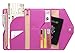 Zoppen Mulit-purpose Rfid Blocking Travel Passport Wallet (Ver.4) Trifold Document Organizer Holder, Lilac Purple