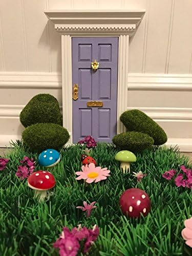 Enchanted Purple Glitter Fairy Door