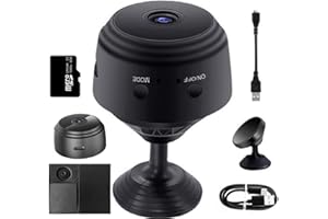 Guardhouse Mini Cam, Undetectable Watcheye Security Camera, 1080p HD Silent Miniguard Cam, Mini Magnetic Guardhouse Camera, A