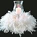 Coceca 2PCS 6.6ft White Party Feather BOA