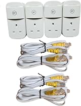 BT 4x Mini Connectors Version 2 1000Mbps Gigabit Powerline Adapters