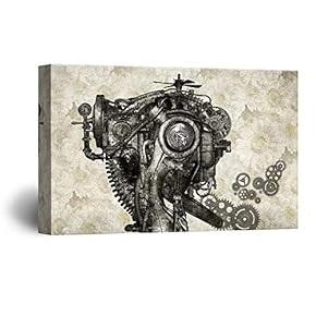 Robots Painting Wall Bedroom Living House