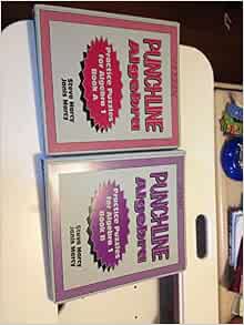 Punchline Algebra : Practice Puzzles for Algebra 1 Book A and Book B, 2 ...