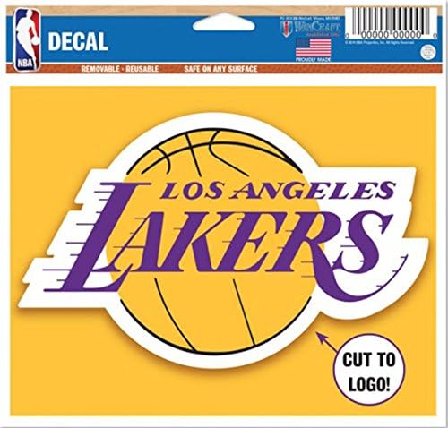 LA Lakers Decals - Removable and Reusable Basketball Sticker
