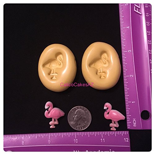 Flamingo Fondant Mold Set Chocolate Gumpaste