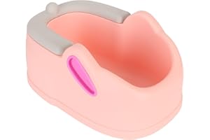 Hztyyier Kids Baby Butt Washing Basin Easy to Use Lightweight Basin, Ideal for Home and Travel, Pink PP PU Material