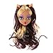 chinatera Children Toy Monster Long Hair Doll Head Plastics DIY Doll Accessories Gift Handmade Fashion Wig