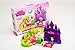 Princess Train Track Set for Child Creativity Imagination 49 Piece Battery Operated Moving Train