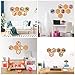 Famistar Hexagon Cork Board Tiles 8 Pack with Full Sticky Back,Mini Wall Bulletin Boards,Pin Board-Decoration for Pictures,Photos,Notes,Goals,Drawing,Painting-Bonus 50 Pins