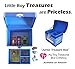 Boys Treasure Box Chest for Jewelry Rocks and Trinkets