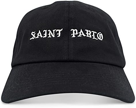 Saint Pablo Unstructured Six Panel Adjustable Dad Hat - 100% Cotton