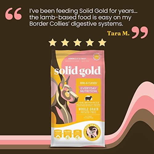 Solid Gold Hund N Flocken Dry Dog Food w/Lamb, Rice & Pearled Barley