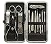 HOMEDECISION Stainless Steel Nail Manicure Pedicure Set, Nail Grooming Kit, Pack of 12 Pcs