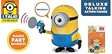 Despicable Me 3: Deluxe Talking Minion Action Figure - Stuart with Fart Blaster