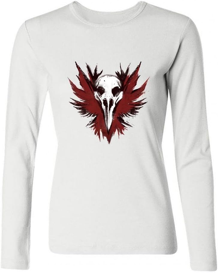 VEBLEN Women's Infamous Second Son Long Sleeve Cotton T Shirt