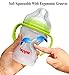 Feeding Bottle by Teppie - Temperature Sensitive for Child Safety - 8 oz - Great for Weaning Breastfeeding Babies or Baby Formula - Features Detachable Handle - Dishwasher & Freezer Safe