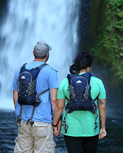image for Drift Hydration Backpack with 2 Liter Water Bladder Fits Men & Women (
