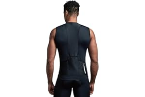 EASYINPRO Wind Tunnel Fabric Mens sleeveless Cycling Jersey Tops Cycling Vest Bike Biking Vest, Reflective Pocket