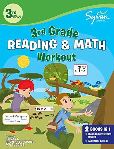 3rd Grade Reading & Math Workout: Activities, Exercises, and Tips to Help Catch Up, Keep Up, and Get Ahead (Sylvan Beginner Workbook)