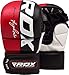 RDX MMA Sparring Gloves Martial Arts, Muay Thai, Kickboxing, Ventilated Open Palm for Grappling, Karate Mitts for Adults