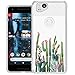 TOPNOW for Google Pixel 2 Case, [Anti-Scratch PC + Shockproof Anti-Drop Soft TPU] Advanced Printing Pattern Phone Cases Glossy Drawing Design Cover for Google Pixel 2(Cactus Plexus)