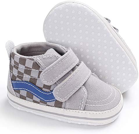 Babycute Infant Canvas Shoes Trainers Soft Sole Casual Sneakers Baby Boys Girls First Walkers Shoes Lace Up