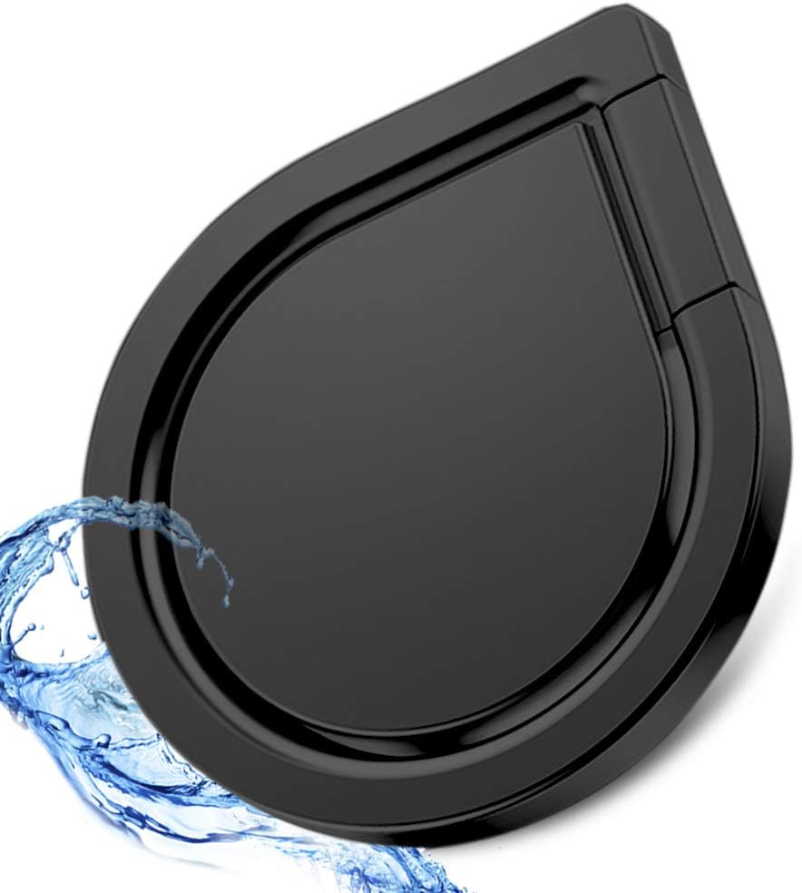 Cell Phone Ring Holder for Back of Phone Mount and Finger Grip iPhone Ring Kickstand Dark Grey