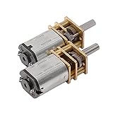 HiLetgo 2pcs GA12-N20 N20 (12V 100RPM) Gear Reducer
