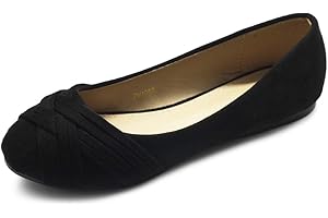 Ollio Women's Ballet Shoe Cute Casual Comfort Flat