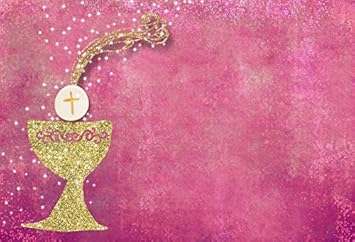 Amazon Com Leyiyi 5x3ft Baptism Infant Holy Cup Backdrop Cartoon