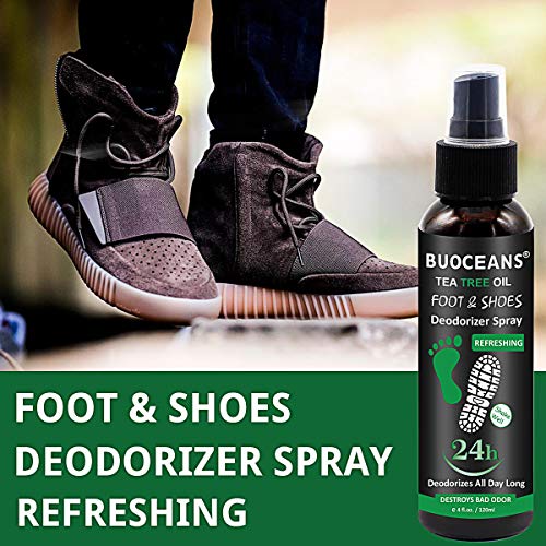 Shoe Deodorizer, Foot Deodorant Spray, All Natural and 100 Safe For