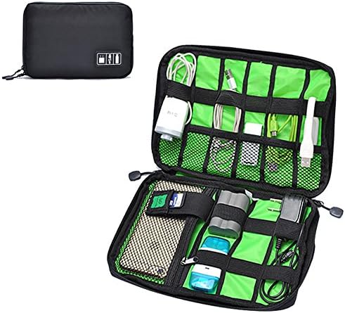 Cable Organizer Bag | HAFUN Travel Electronics Storage Case for USB Cable Charger USB Drive Case Organize Bag