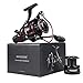 KastKing Sharky Baitfeeder III Spinning Reel 10+1 Shielded Stainless Steel BB - Carbon Fiber Drag for Live Liner Bait Fishing Action