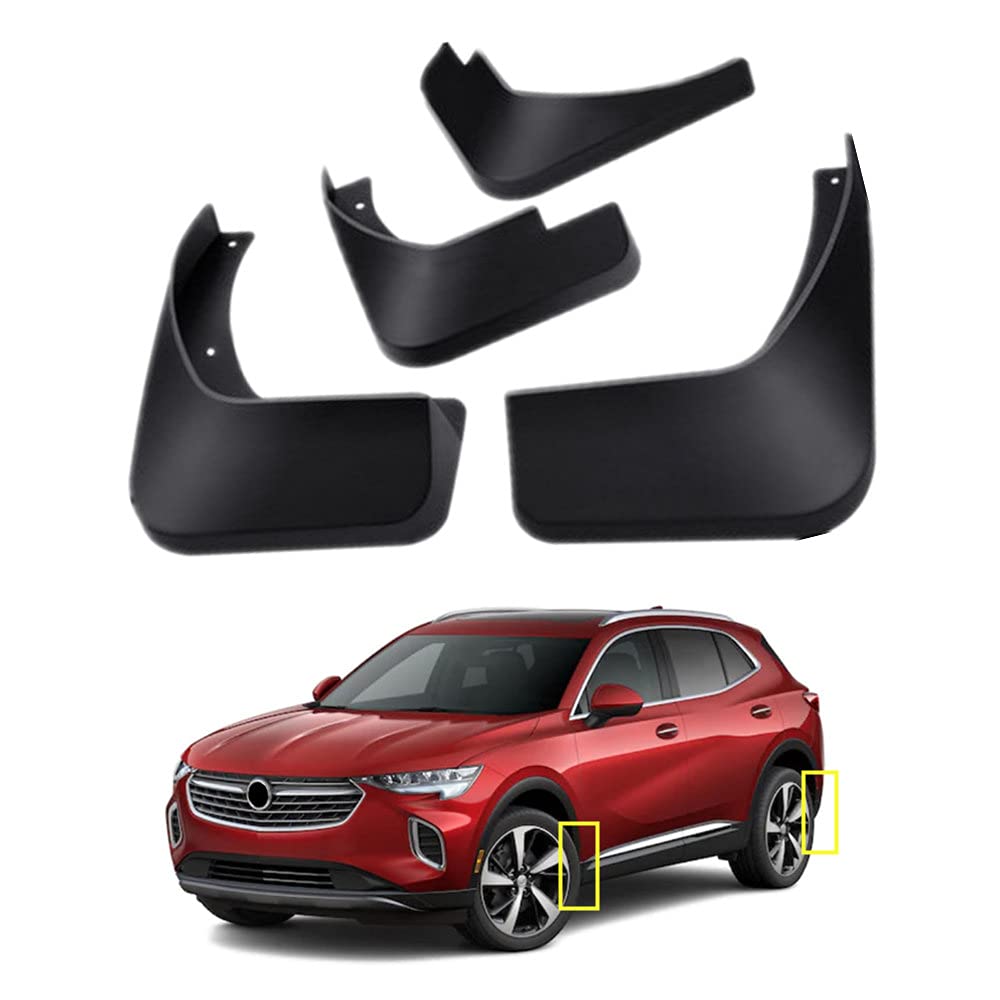 Photo 1 of Mud Flaps Kit for 2021 Buick Envision/Envision Avenir 2022 2023 Mud Splash Guard Fender Front and Rear 4-PC Set