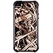 iPhone SE 5 5S Case, True Color Grass Hunter Real HD Tree Camo Emboss Printed Impact Resistant TPU Protective Anti-slip Grip Snap-On Soft Rugged Cover for iPhone 5/5S [True Impact Series] + FREE Stylus and Screen Protector