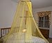 OctoRose Pink Butterfly Round Hoop Bed Canopy Net | Hanging Canopy Bed Drapes | Fits Full Crib, Kids, Twin, Queen, King Mosquito Netting 60x250x1200CM (Pink)