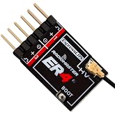 Radiomaster ER4 2.4GHz ELRS Receiver 4CH PWM Low Latency Voltage Telemetry Wi-Fi Update for F3P RC Airplane/Fixed-Wing/RC Cars/Boats