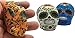 Squishies Day The Dead Sugar Skulls | Pack of 3 Large Slow Rising Dough Squishy | Jumbo Cream Scented Brilliant Colors | Celebrate Dios De Los Muertos | Great Cheap Prime Toy Package
