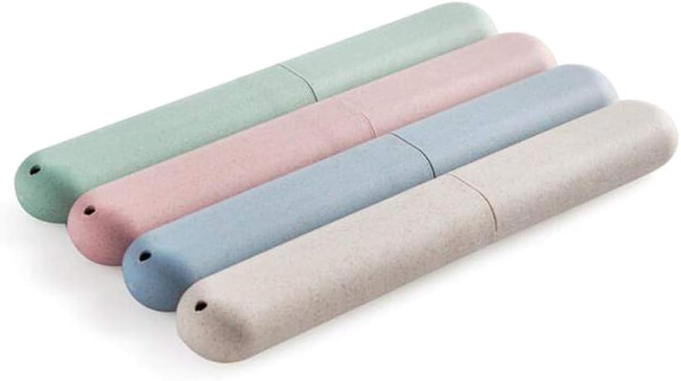 Lamondre 4Pcs Travel Toothbrush Case + 5Pcs Toothbrush Head Cover - Image 5