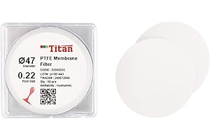ADAMAS-BETA Lab PTFE Filter Membrane 100pcs Round Micron Filter,0.22μm,47mm