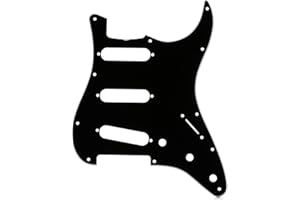 Fender Vintage-Style Pickguard, 60's Stratocaster, 11-Hole - Black 3-Ply