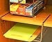 DecoBros 2PK Under Shelf Basket Wrap Rack, Bronze